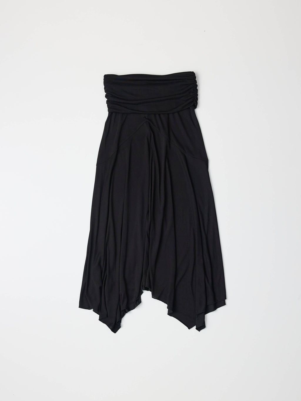 The Stephanie Skirt | Wrapped Jersey Midi Skirt