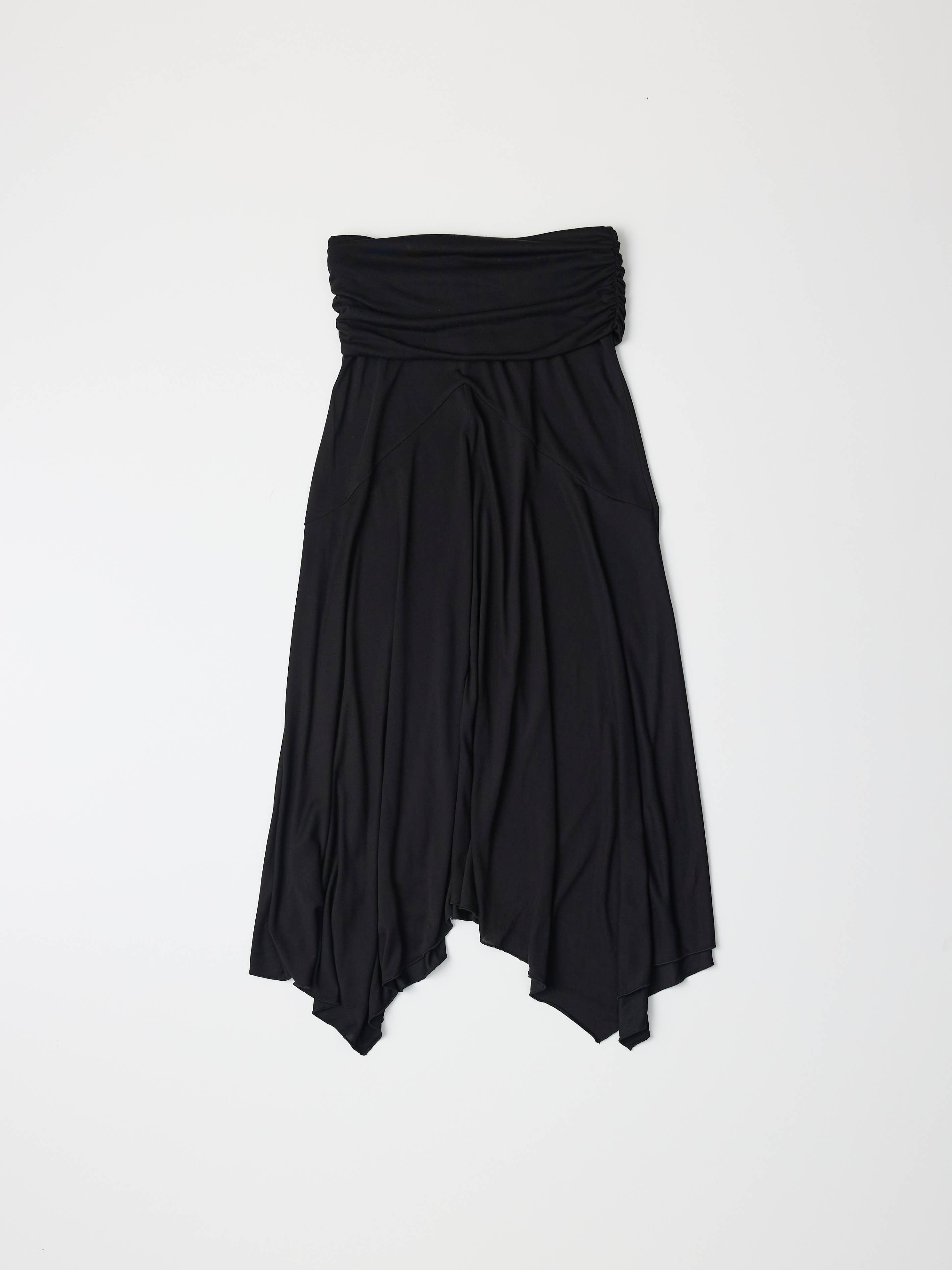 The Stephanie Skirt | Wrapped Jersey Midi Skirt