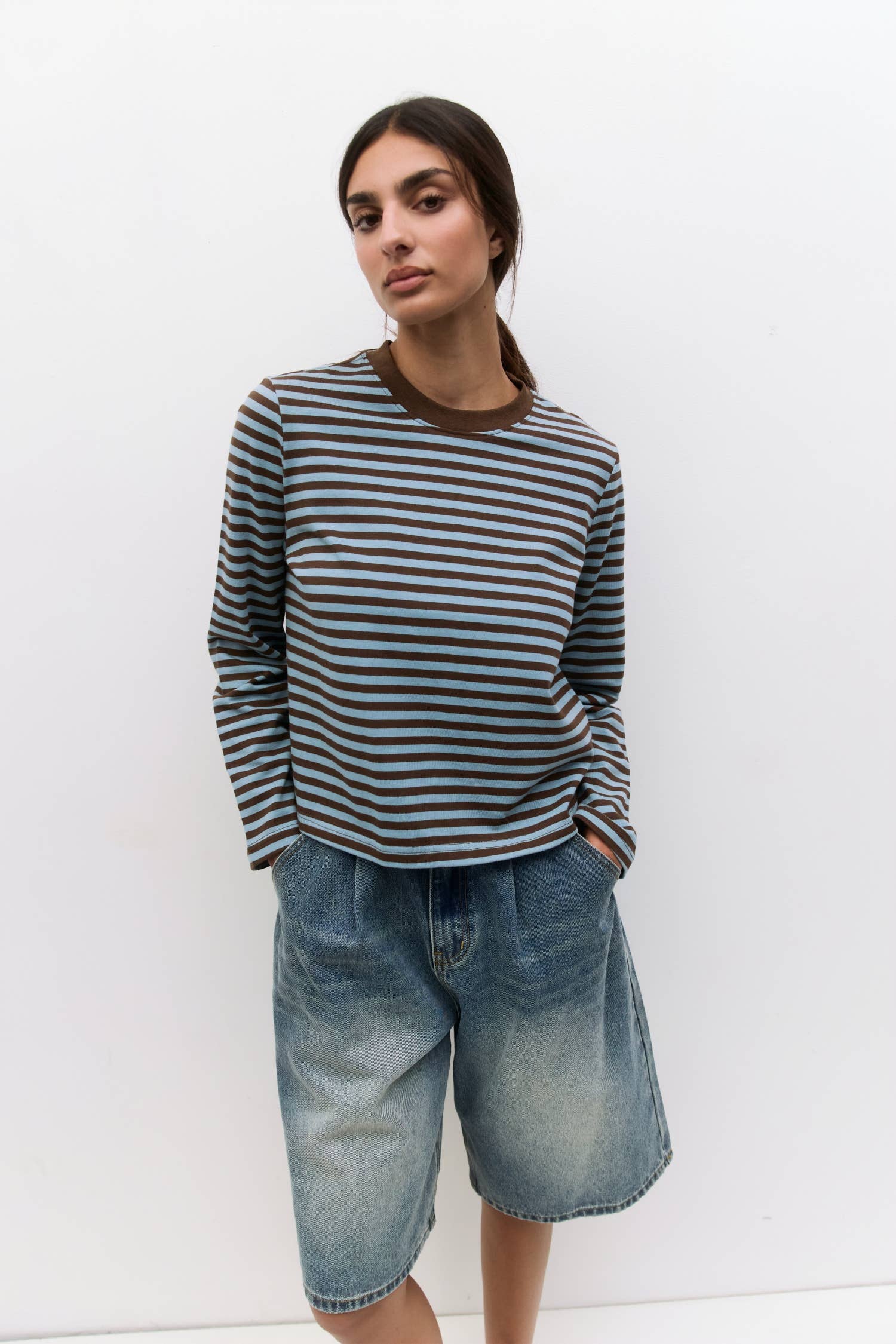 The Kathleen Top | Women's Striped Long Sleeve T-Shirt