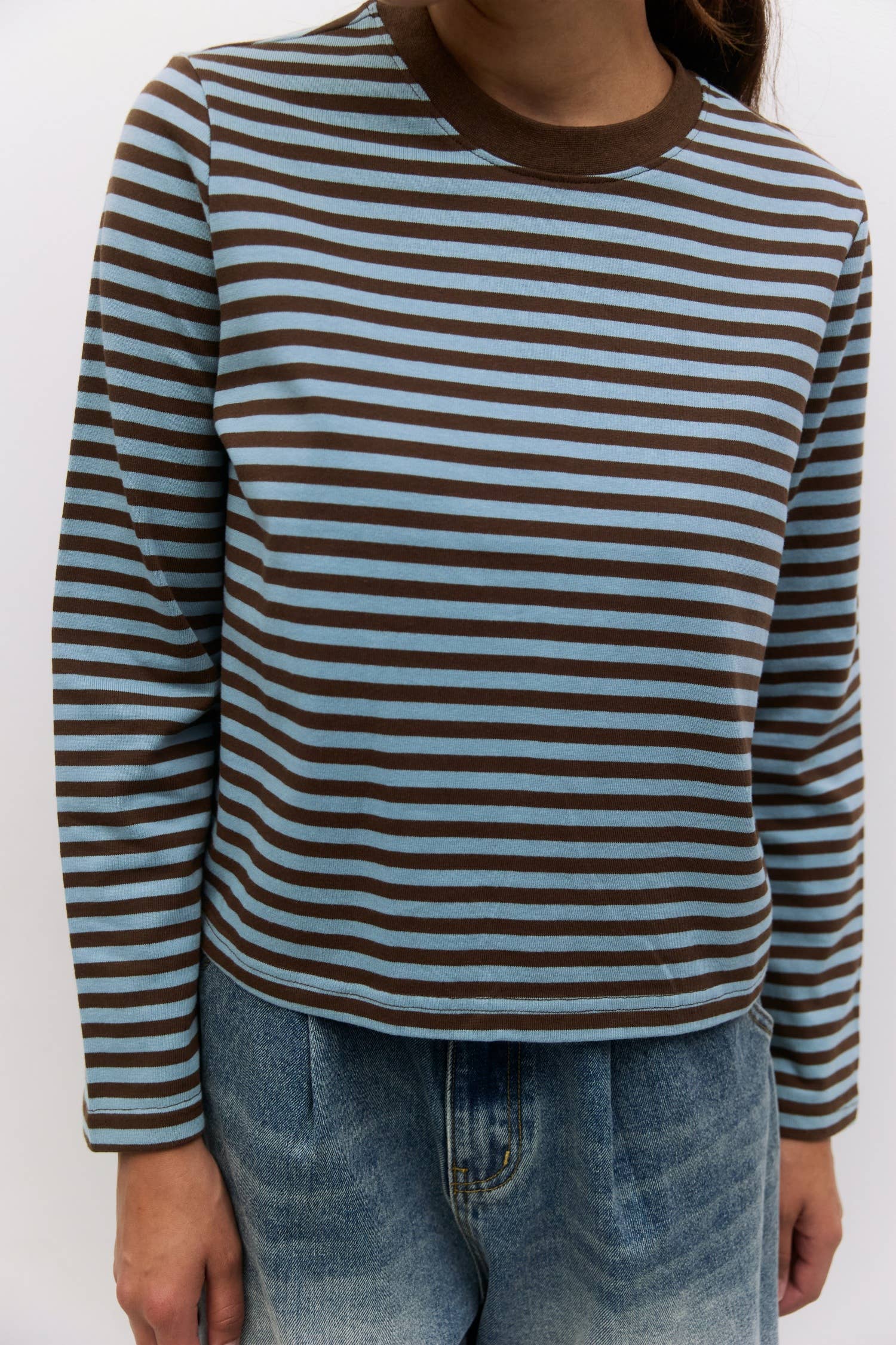 The Kathleen Top | Women's Striped Long Sleeve T-Shirt
