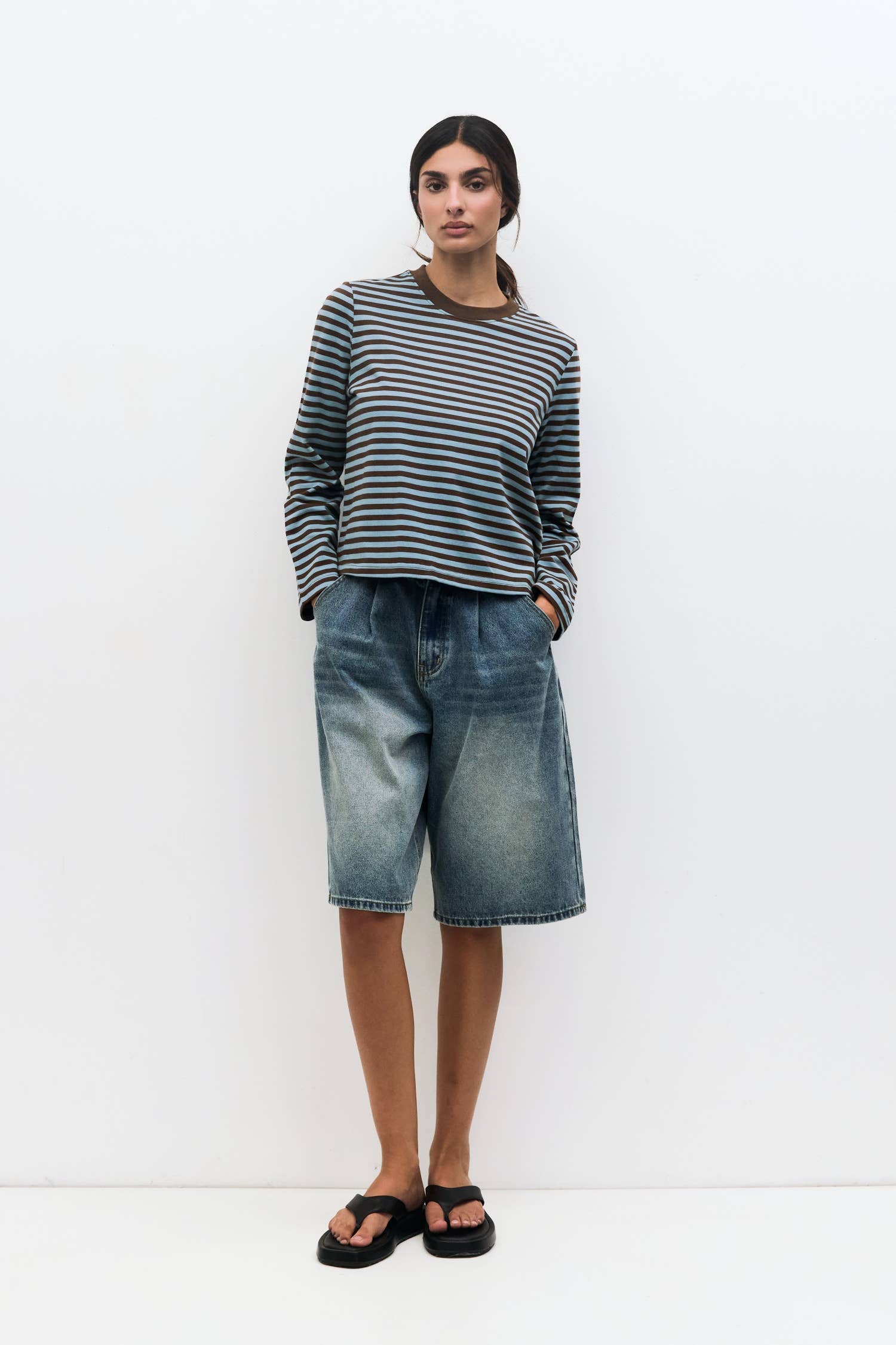 The Kathleen Top | Women's Striped Long Sleeve T-Shirt