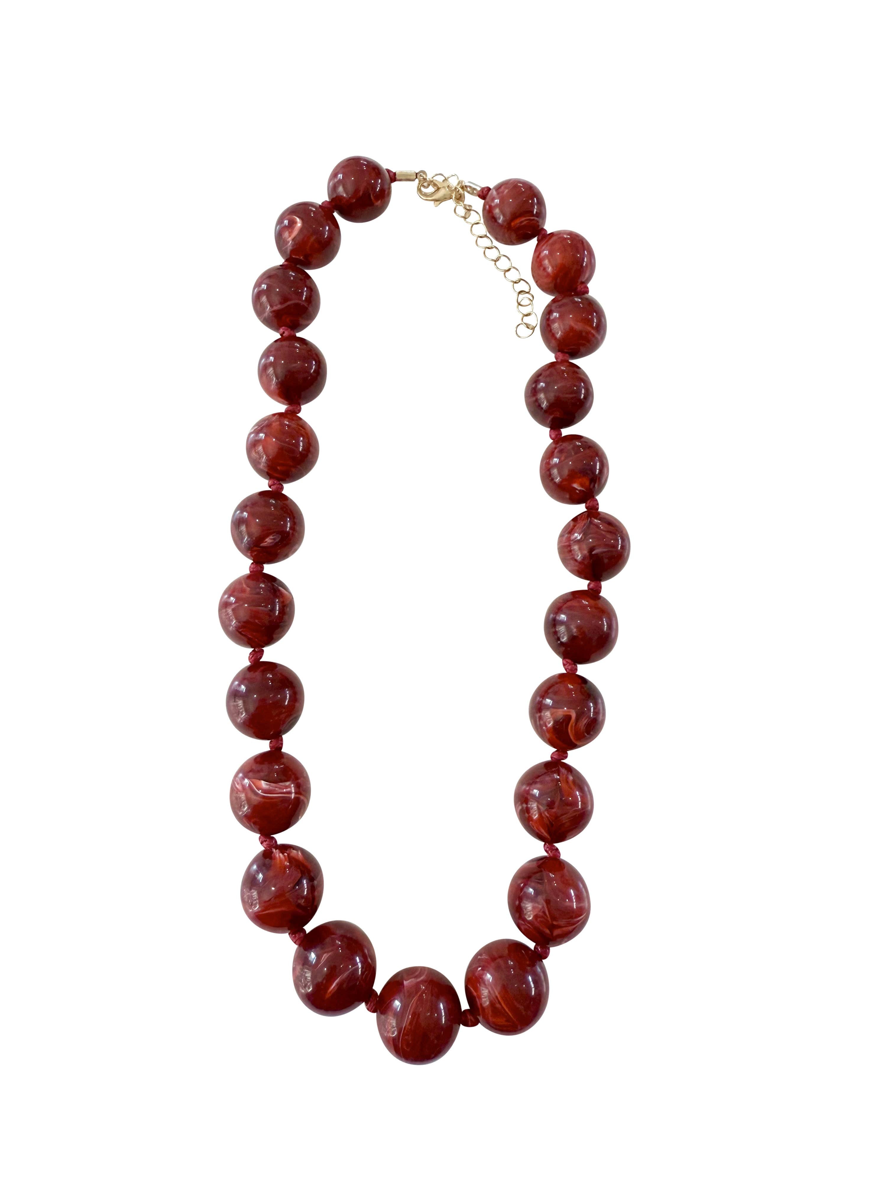 Mabry Chunky Beaded Necklace