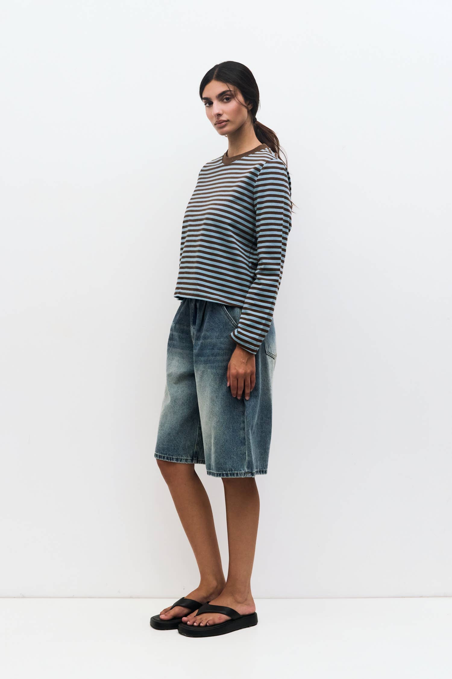 The Kathleen Top | Women's Striped Long Sleeve T-Shirt