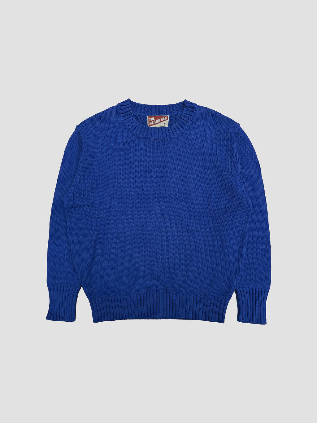 Vintage Inspired Cobalt Cotton Sweater