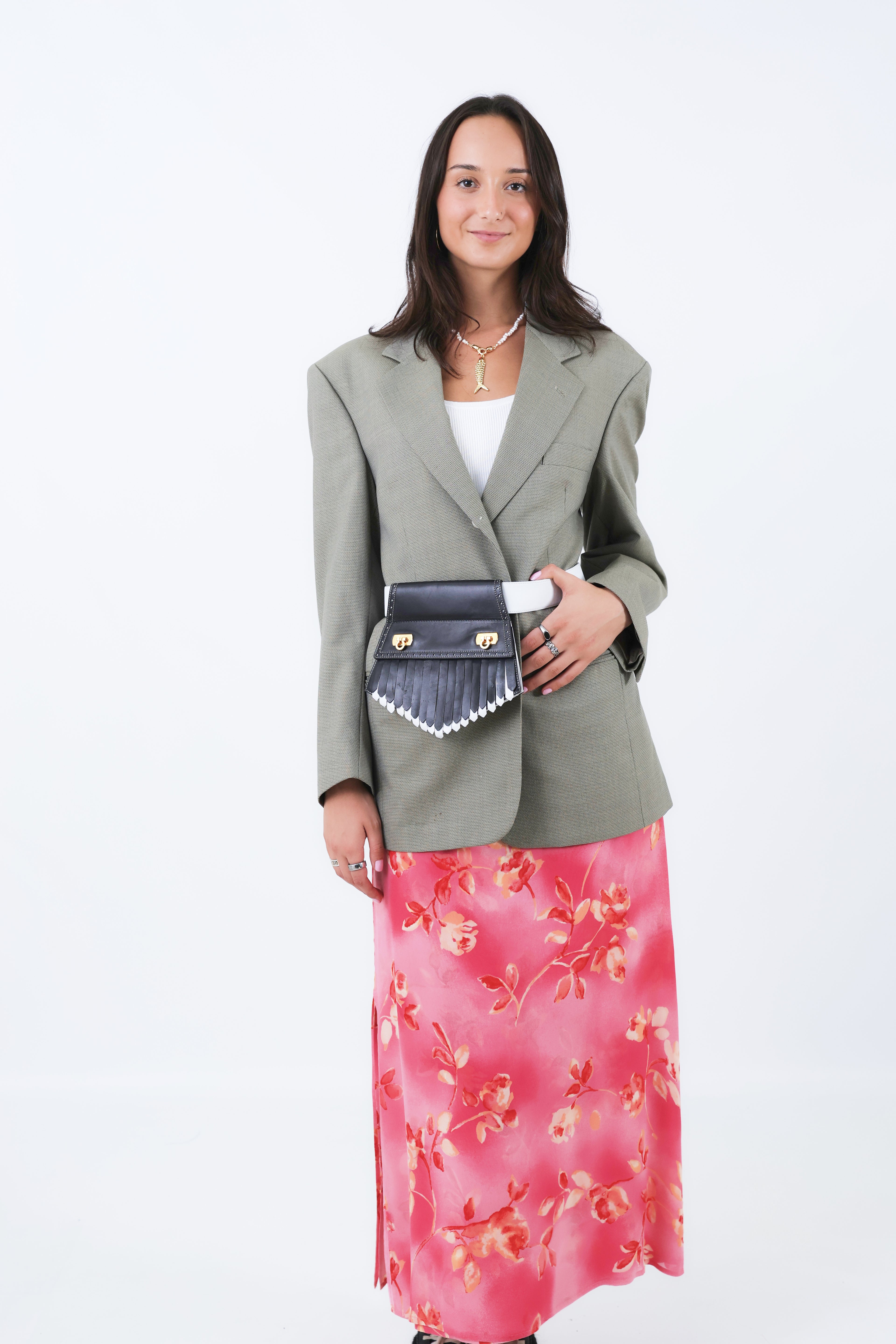 Vintage Escada Floral Skirt | 100% Silk