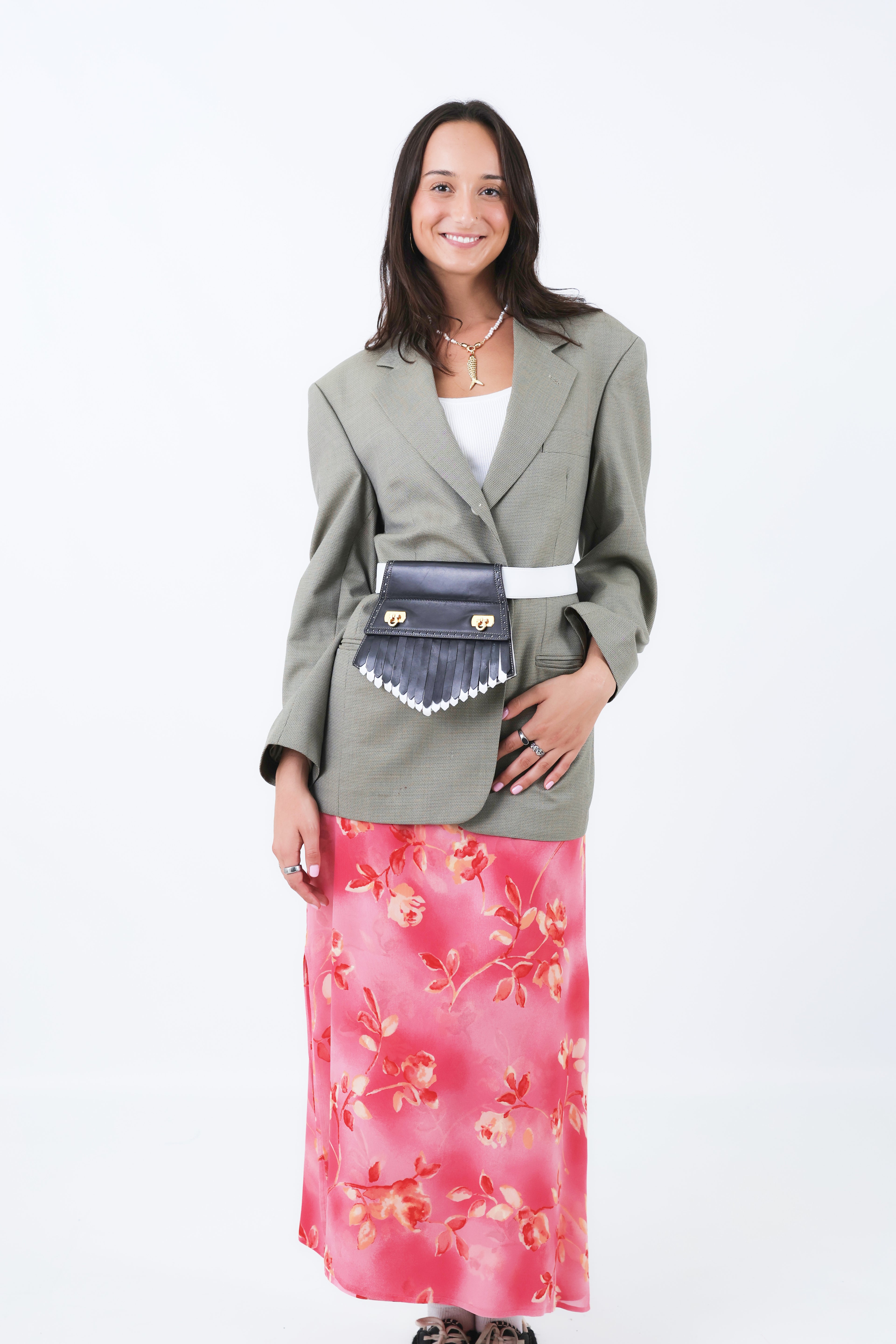 Vintage Escada Floral Skirt | 100% Silk