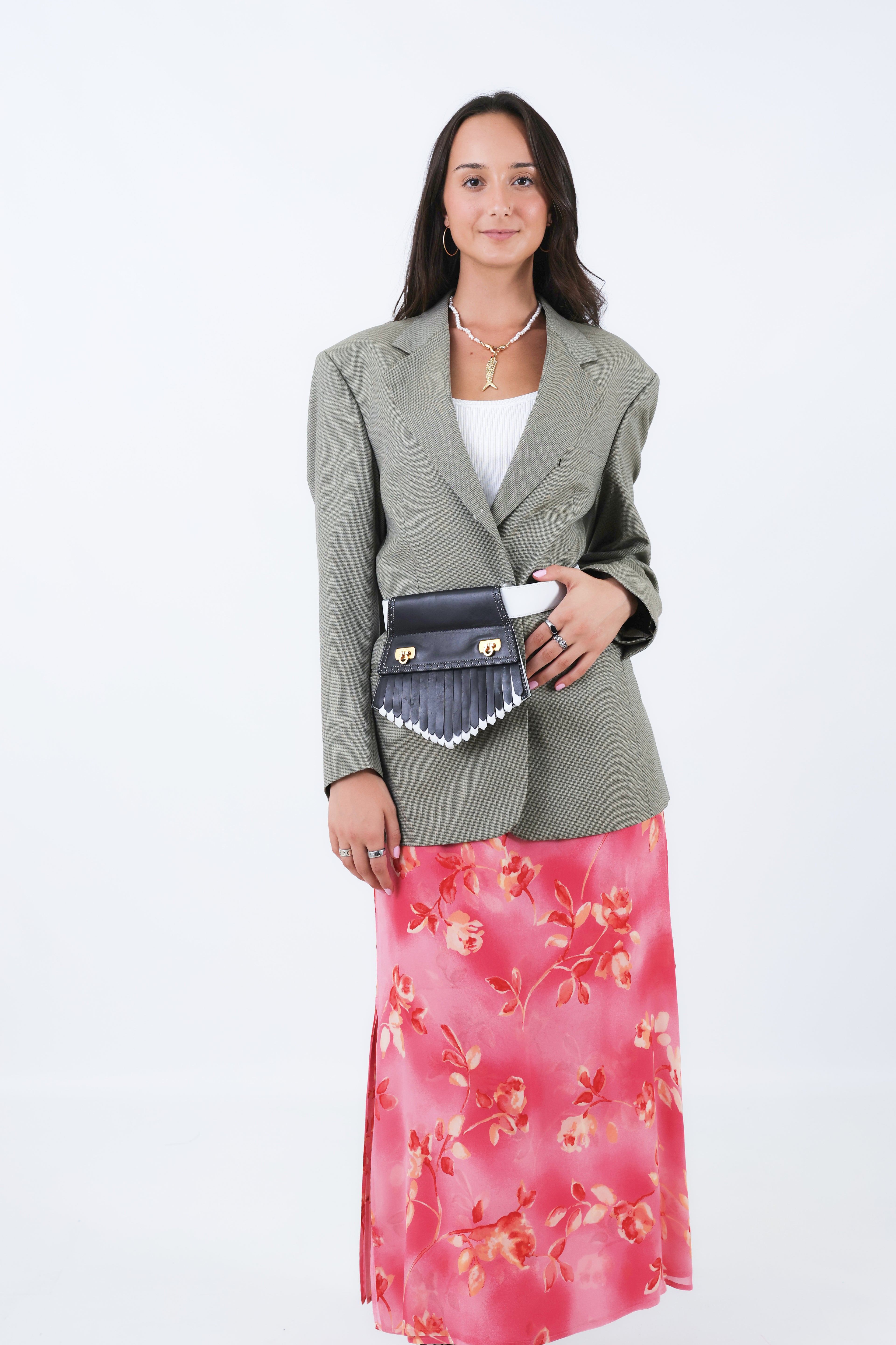Vintage Escada Floral Skirt | 100% Silk