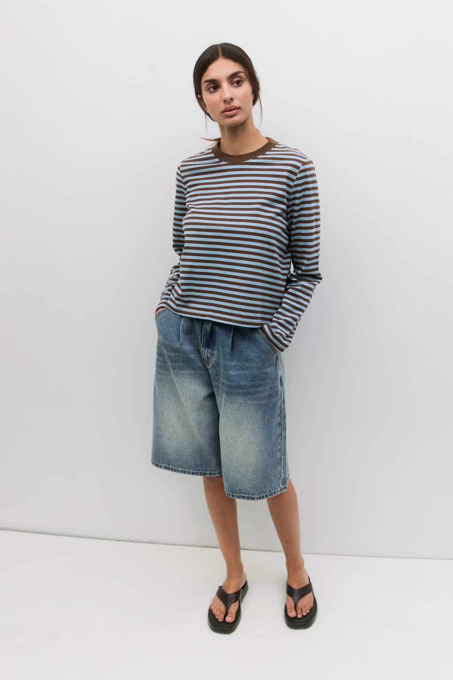 The Kathleen Top | Women's Striped Long Sleeve T-Shirt